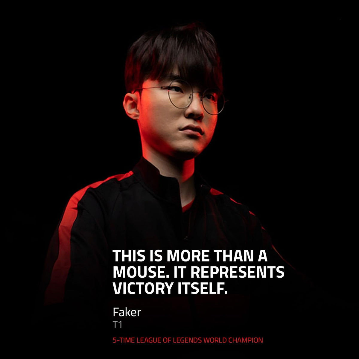 Razer Viper V3 Pro Wireless Esports Gaming Mouse — Faker Edition — red — product image 2