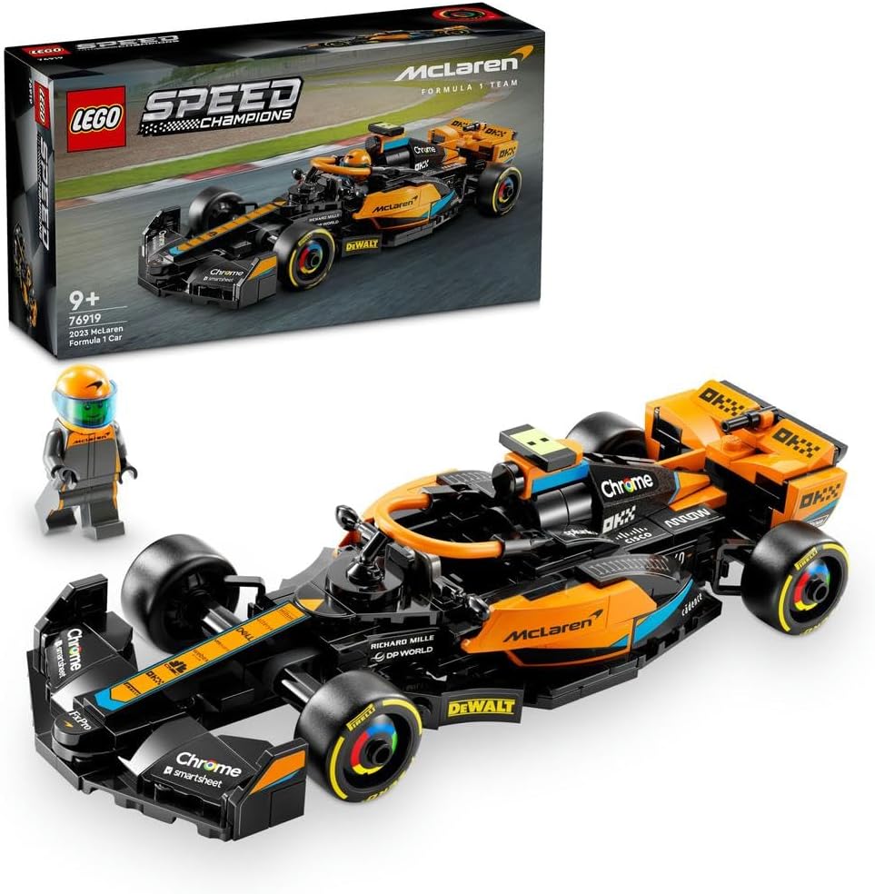 LEGO Speed Champions 2023 McLaren Formula 1 Race Car 76919