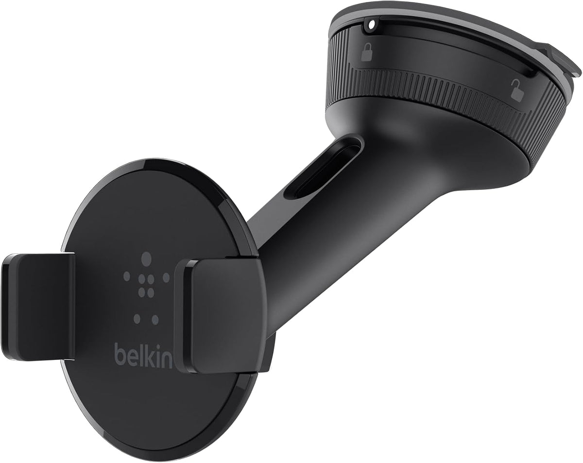 Belkin Car Universal Mount (Compatible with iPhone 14/14 Plus, 14 Pro, 13, 13 Mini, 12, 11, XS, XR, X, SE, 8, Devices From Samsung, LG, Sony, Google and More)