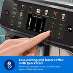 Philips Fully Automatic Coffee Machine, 20 Hot & Cold Beverages, 4 Profiles — Black