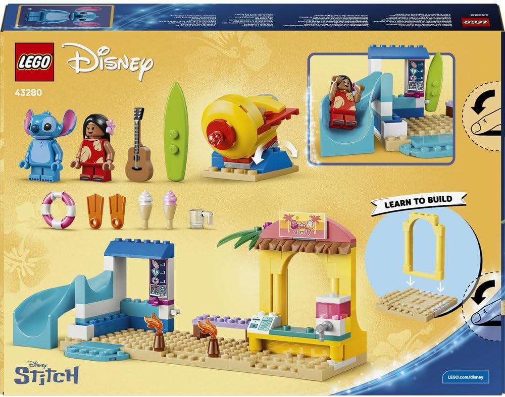 LEGO Disney Beach Fun with Lilo & Stitch 43280