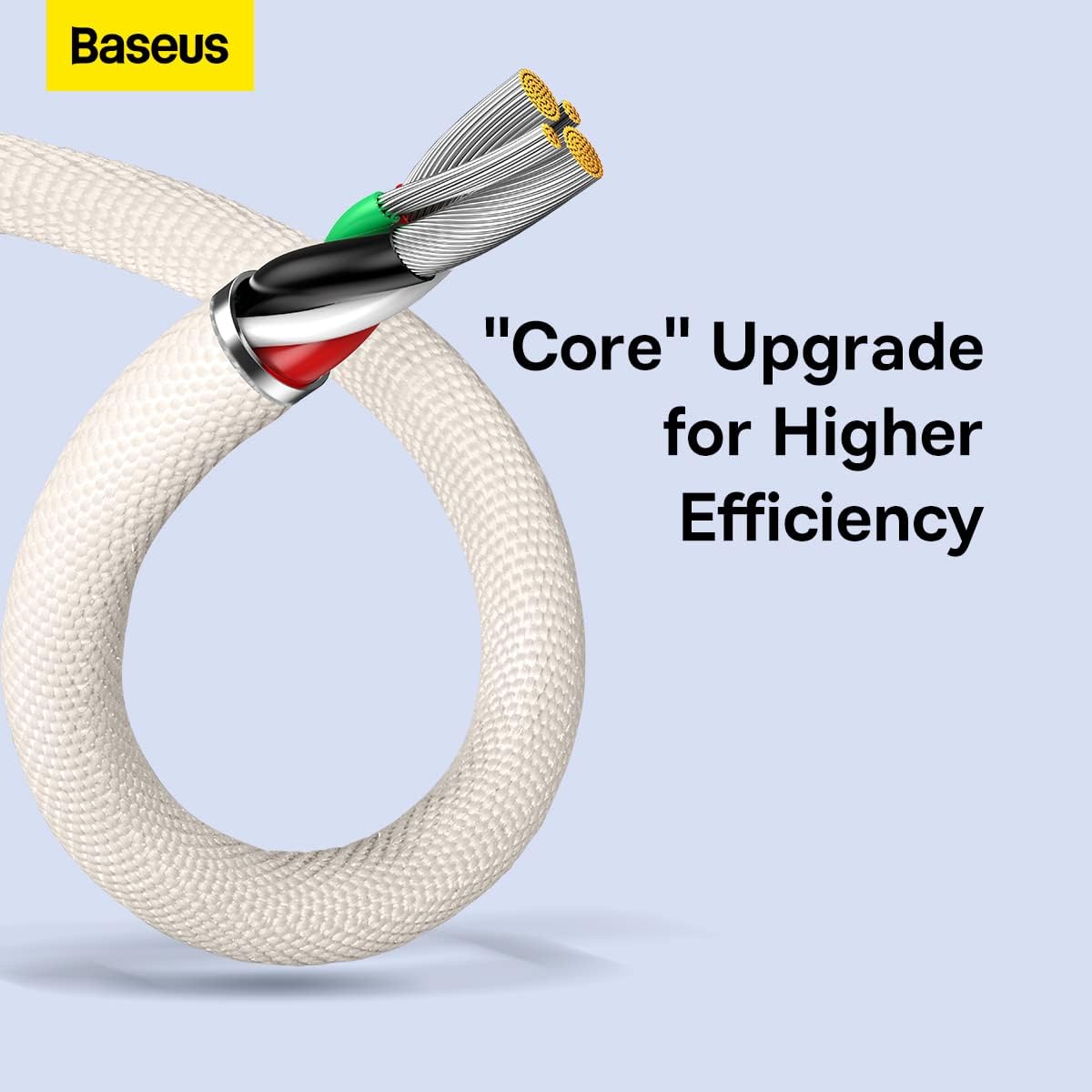 Baseus Crystal Shine USB-A to Lightning Cable 2.4A — 1.2m — Pink