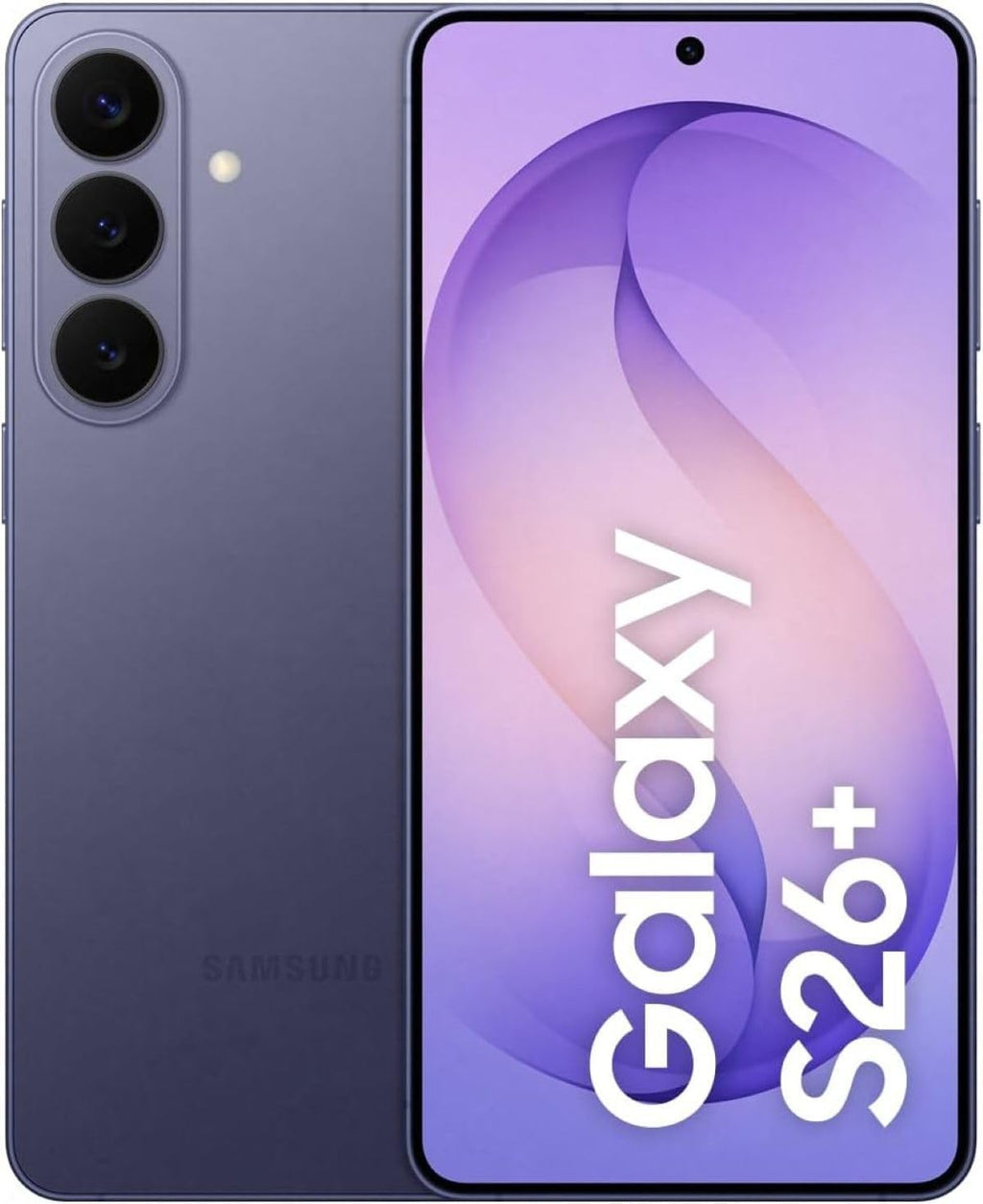 Samsung Galaxy S26+ Cobalt Violet, 256GB Storage, AI Phone, 12GB RAM, Customized AP, Built-in Privacy Display, Photo Assist, 200MP Camera, 5000mAh Battery, UAE Version, 1 Year Warranty