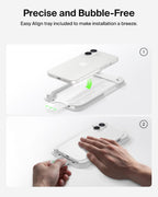 Belkin ScreenForce InvisiGlass iPhone Air Privacy Screen Protector, Scratch-Resistant Impact Protection, Easy Align Tray for Bubble Free Application Included, 9H Hardness Tested Recycled Glass