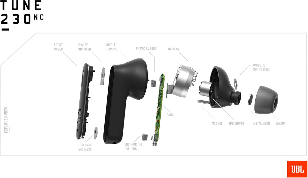 JBL Tune 230NC True Wireless Earbuds — Black