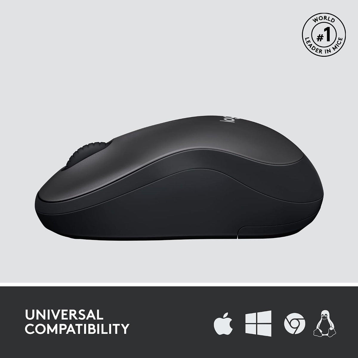 Logitech M220 Wireless Mouse — Grey
