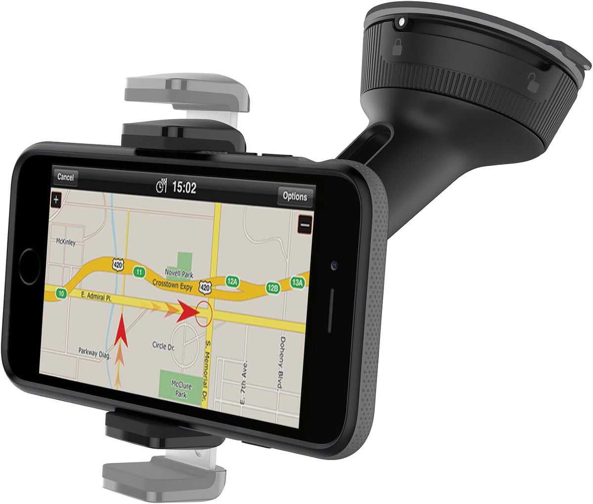 Belkin Car Universal Mount (Compatible with iPhone 14/14 Plus, 14 Pro, 13, 13 Mini, 12, 11, XS, XR, X, SE, 8, Devices From Samsung, LG, Sony, Google and More)