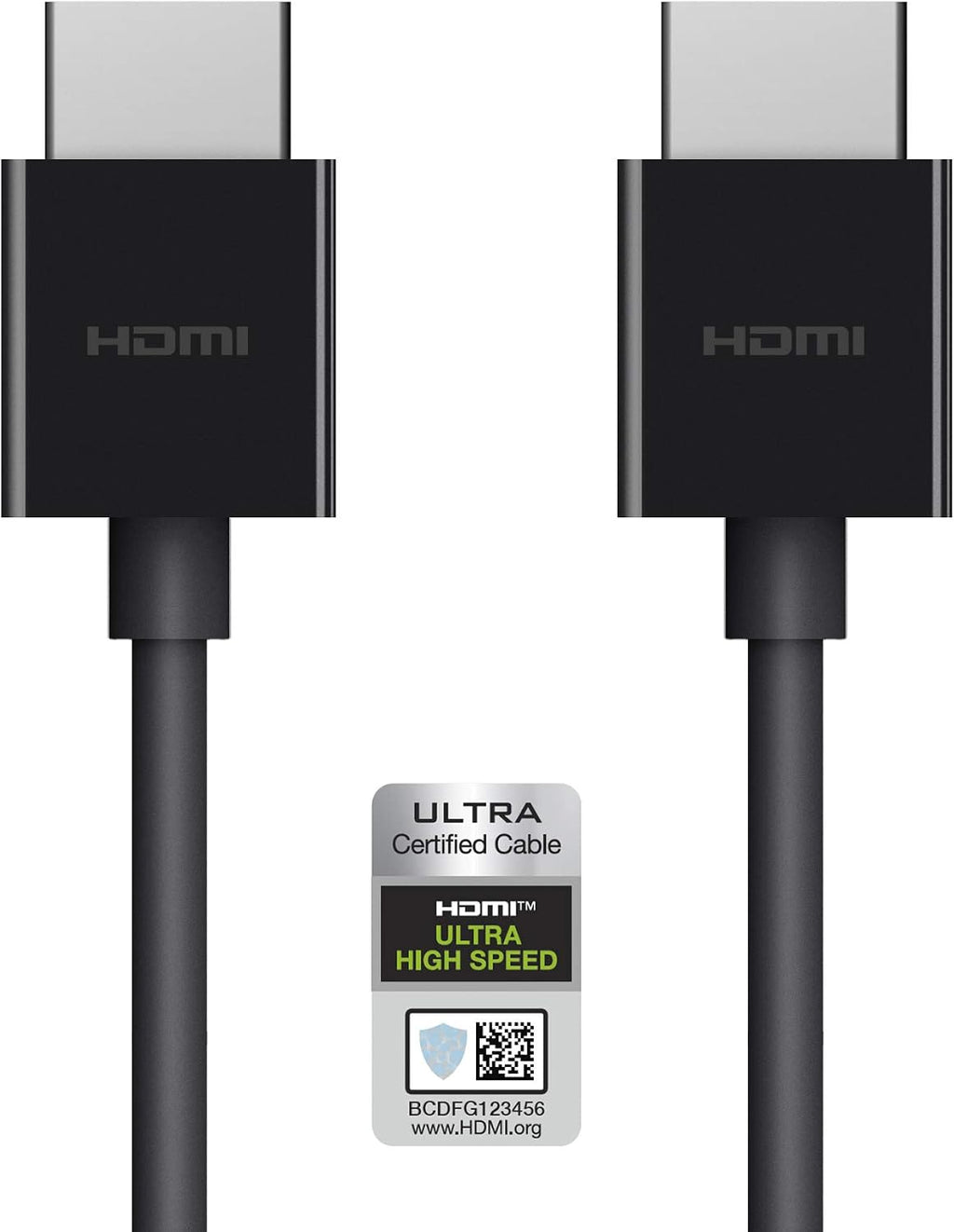 Belkin Ultra High Speed Premium HDMI 2.1 Cable, 4K/ Dolby Vision HDR, Optimal Viewing For Apple TV, 2m/ 6.6ft Black, AV10175bt2MBKV2