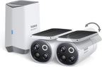 Baseus S1 Pro Solar Outdoor Security Camera 3K — 2-Camera Kit — White