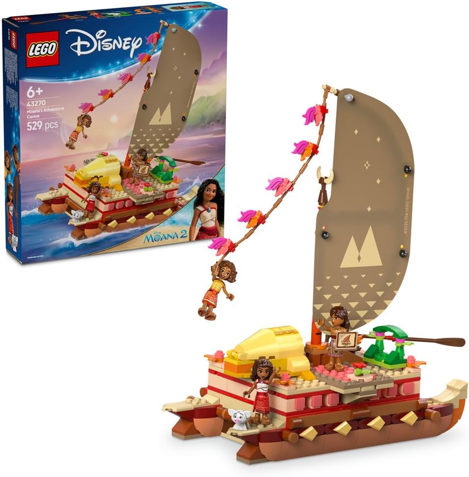 LEGO Disney Moana's Adventure Canoe 43270