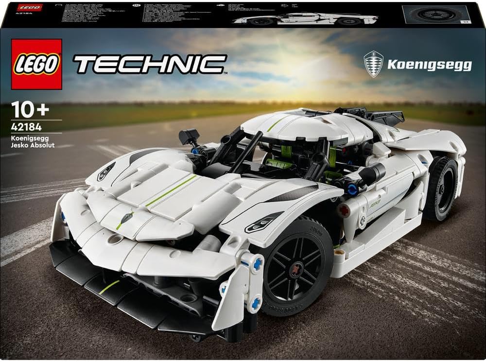 LEGO Technic Koenigsegg Jesko Absolut White Hypercar 42184 — image 8