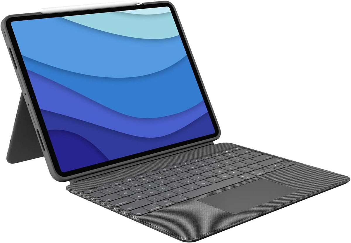 Logitech Combo Touch Keyboard Case for iPad Pro 12.9-inch 5th / 6th Gen — Grey