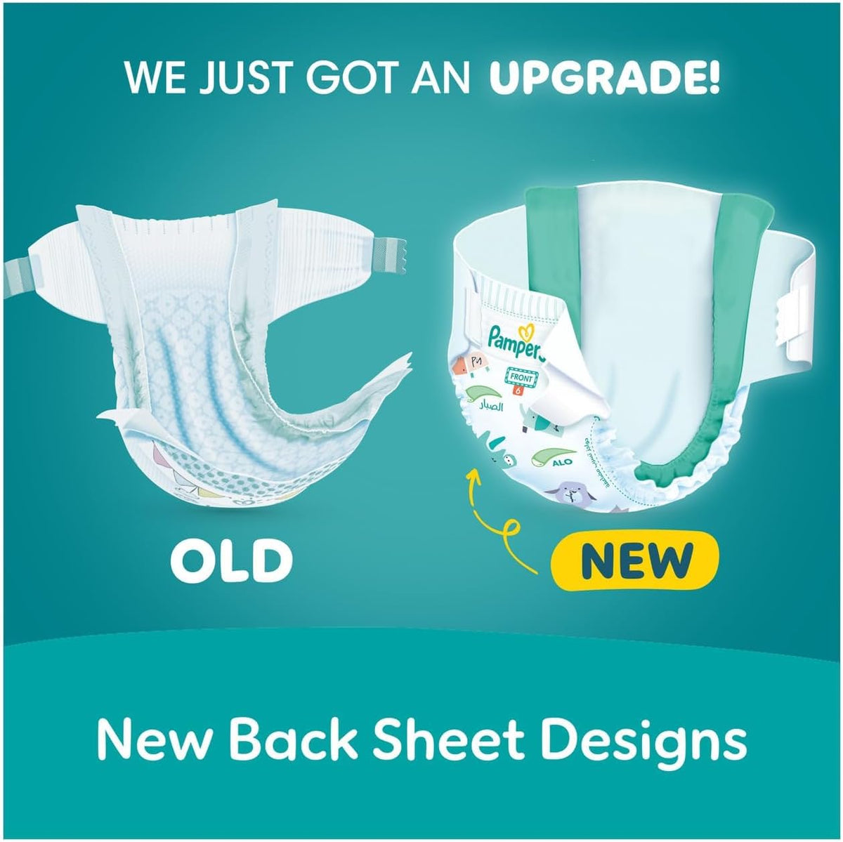 Pampers Rash Protection Taped Diapers, Size 6, 13+kg, Mega Pack, 36 Count