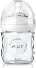 Philips AVENT Natural Feeding Bottle Glass, 120 ml - SCF671/17 — White