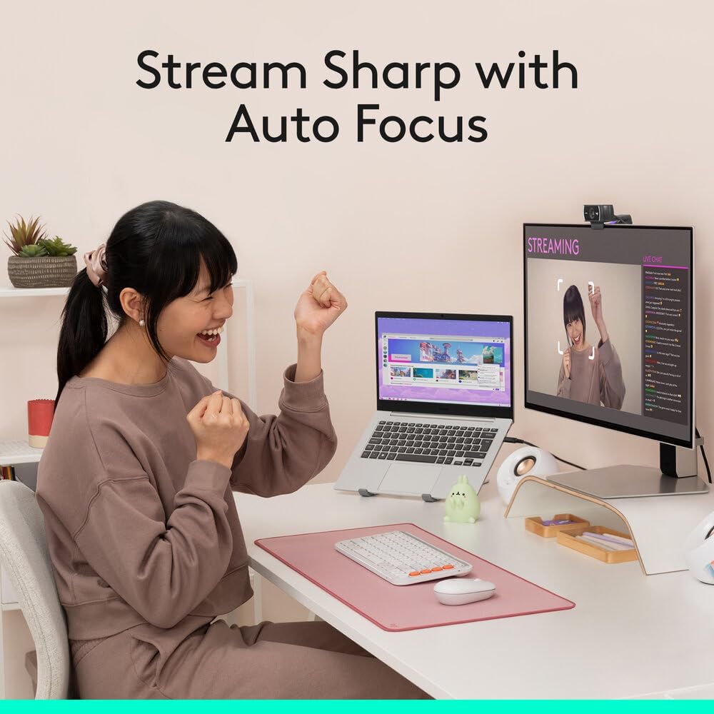 Logitech C922 Webcam — Black