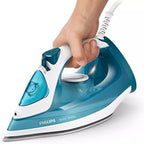Philips Steam Iron 2100W, 30g/min Continuous Steam, 140g Steam Boost — Blue