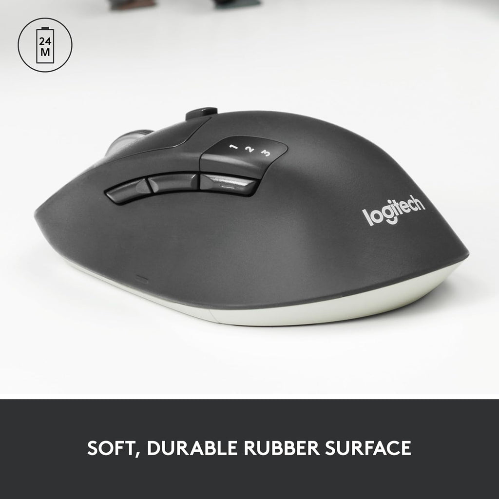 Logitech M720 Wireless Mouse — Graphite
