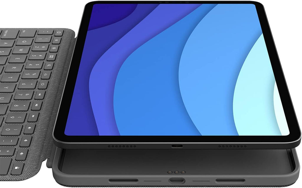 Logitech Combo Touch Keyboard Case for iPad Pro 11-inch 1st / 2nd / 3rd / 4th Gen — Grey
