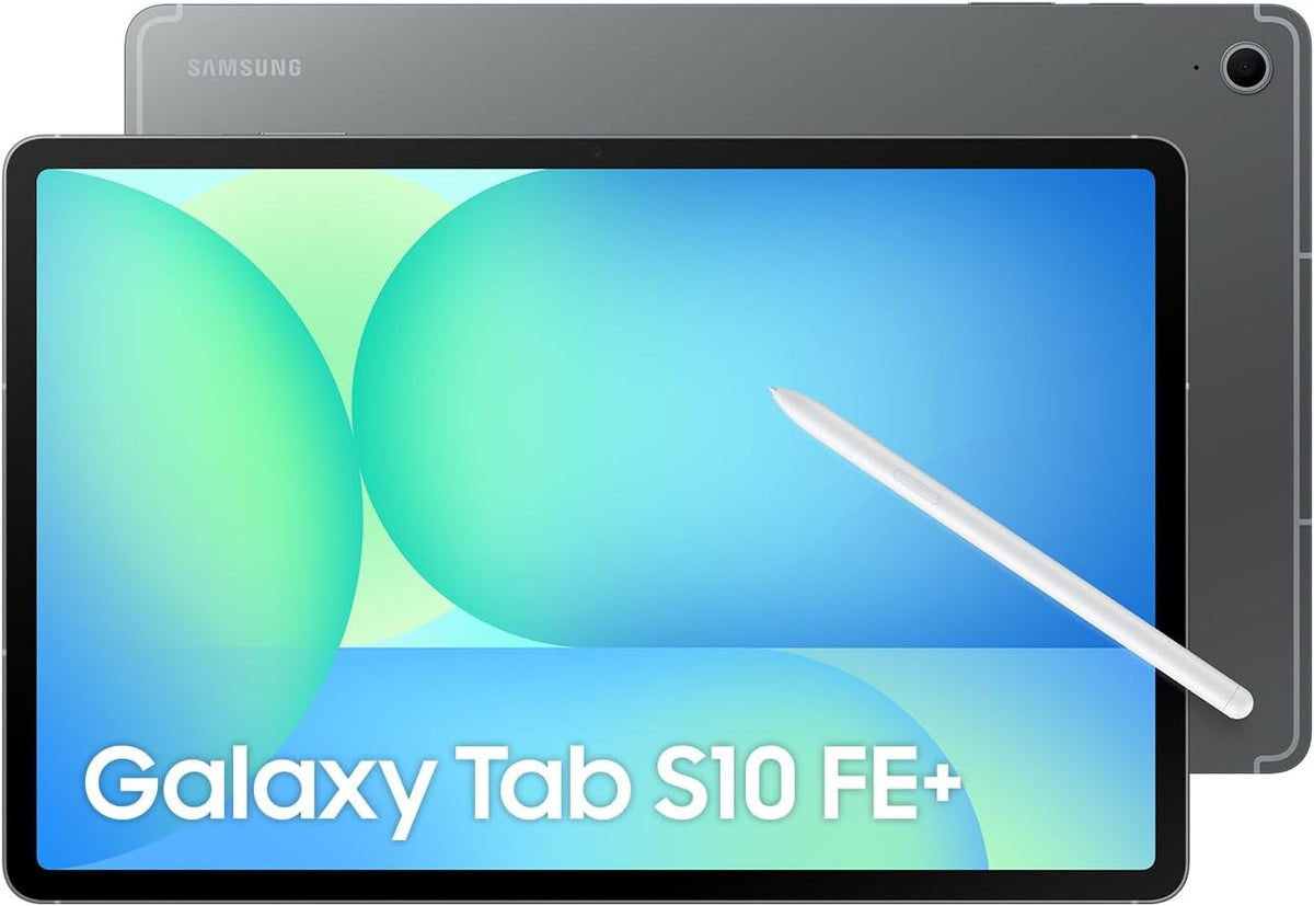 Samsung Galaxy Tab S10 FE+, WIFI Android Tablet, 12GB RAM, 256GB Storage, 13.1” Screen, 90Hz Display, S Pen Included, IP68, Long Battery Life, Gray (UAE Version)