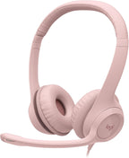 Logitech H390 Headset — Rose