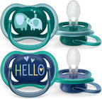 Philips Avent ULTRA AIR FREE FLOW STHR SIL 18M DECO X2 BOY