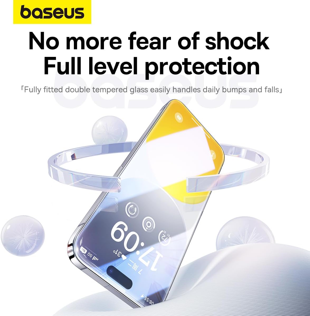 Baseus Diamond Privacy Screen Protector for iPhone 15 Pro