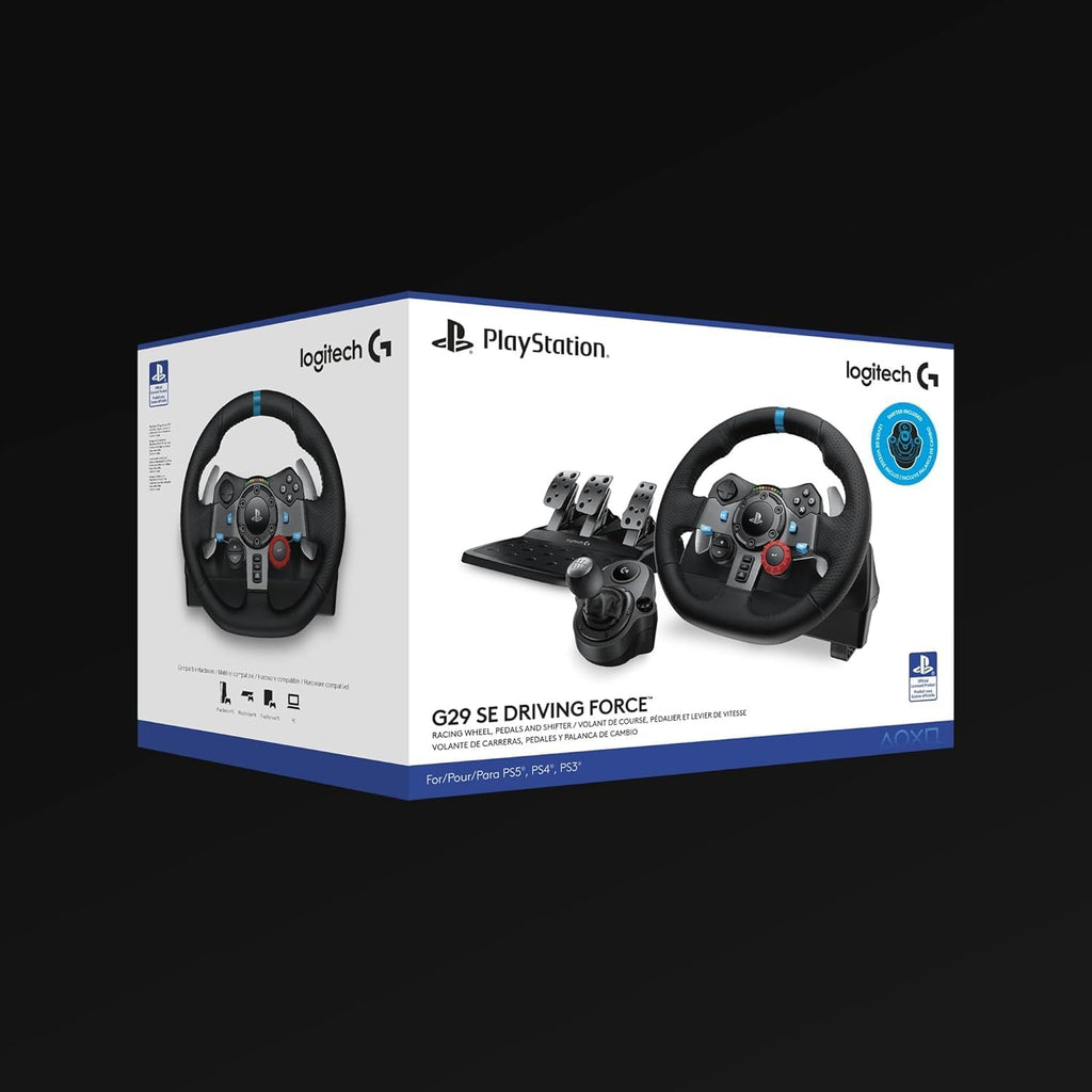 Logitech G29 SE with Shifter Racing Wheel and Pedals — Black