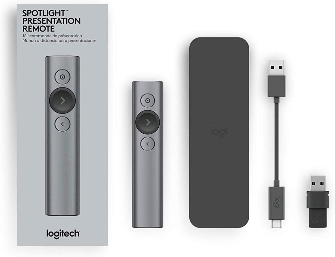 Logitech Spotlight Presentation Remote — Slate