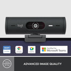 Logitech BRIO 500 Webcam and MK540 Combo Bundle — Black