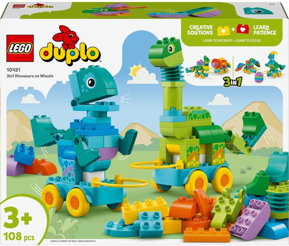 LEGO DUPLO 3 in 1 Dinosaurs on Wheels 10451 — image 9