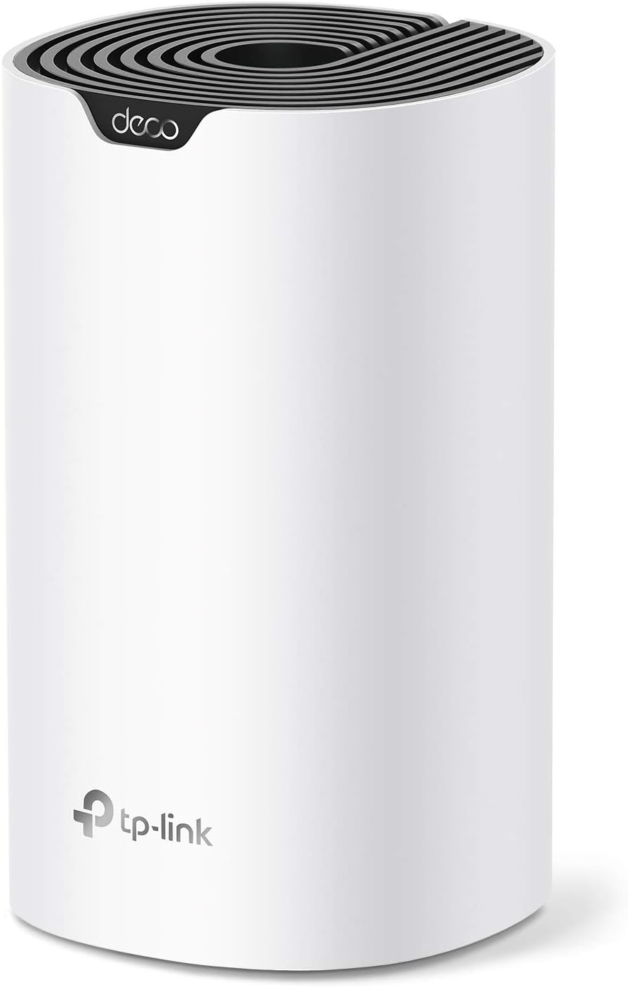 TP-Link Deco Whole Home Mesh WiFi System (Deco S4) – Up to 2,000 Sq.ft. Coverage, AC1900 WiFi Router/Extender Replacement, Gigabit Ports, 1-Pack
