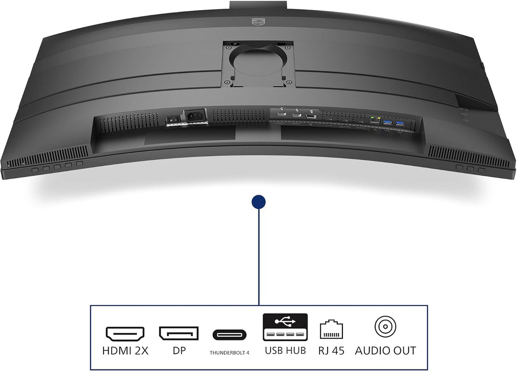 Philips 34B2U6603CH Curved Monitor — Black