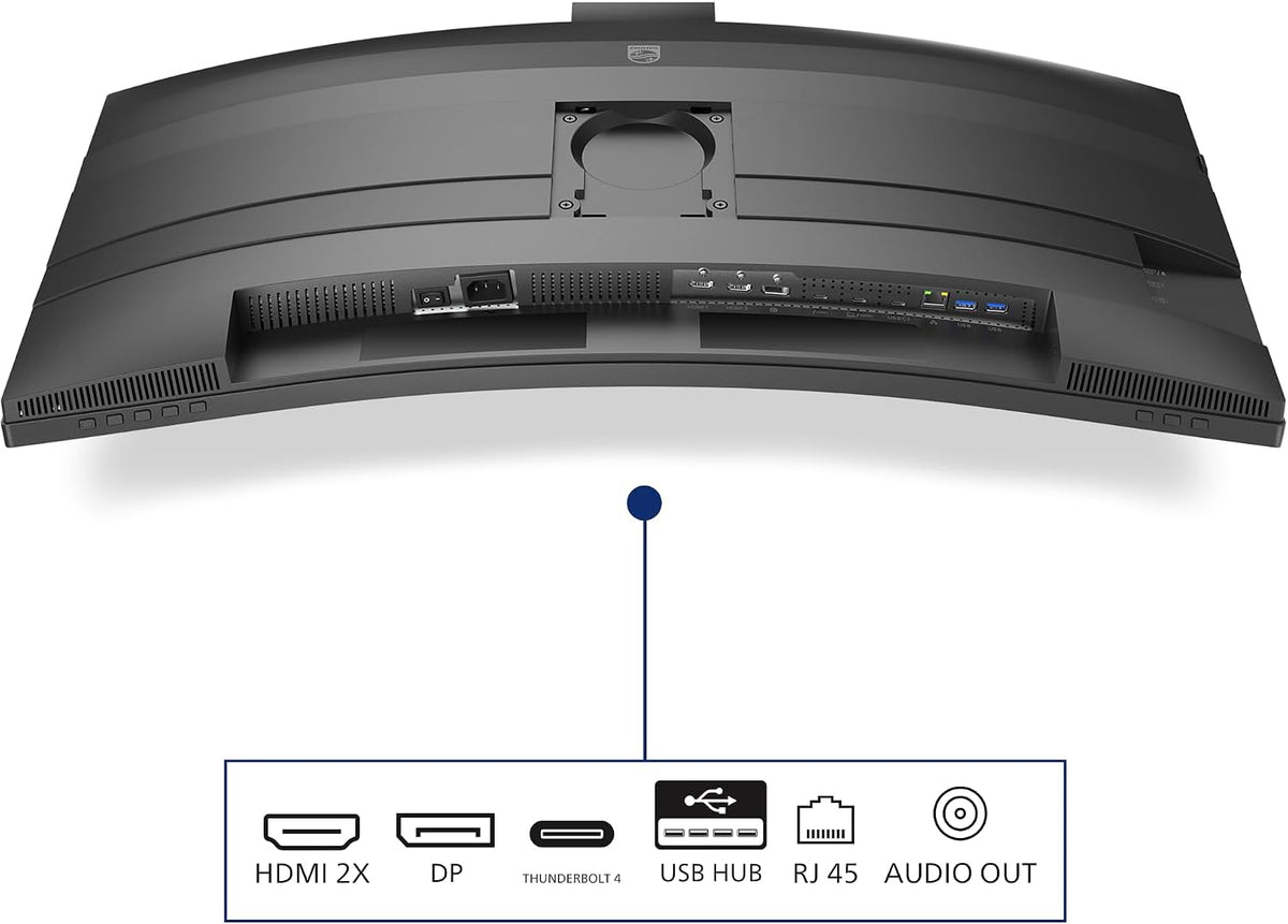 Philips 34B2U6603CH Curved Monitor — Black