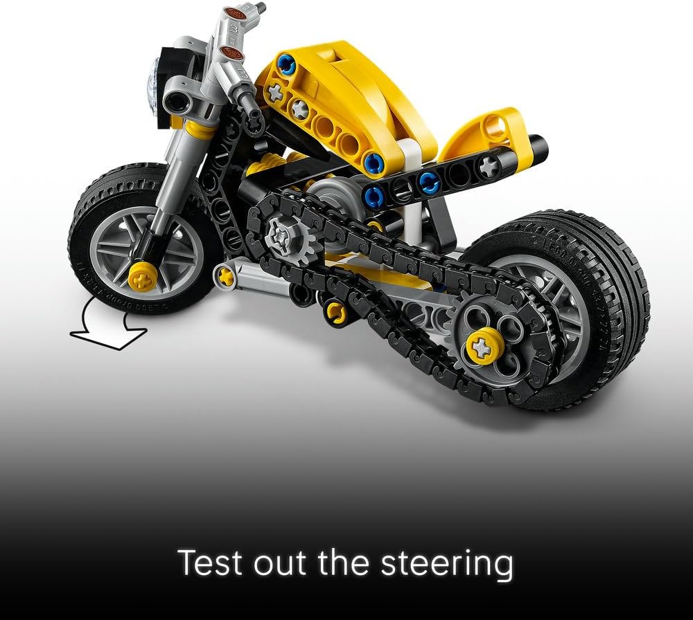 LEGO Technic Yellow Motorbike 42225 — image 3