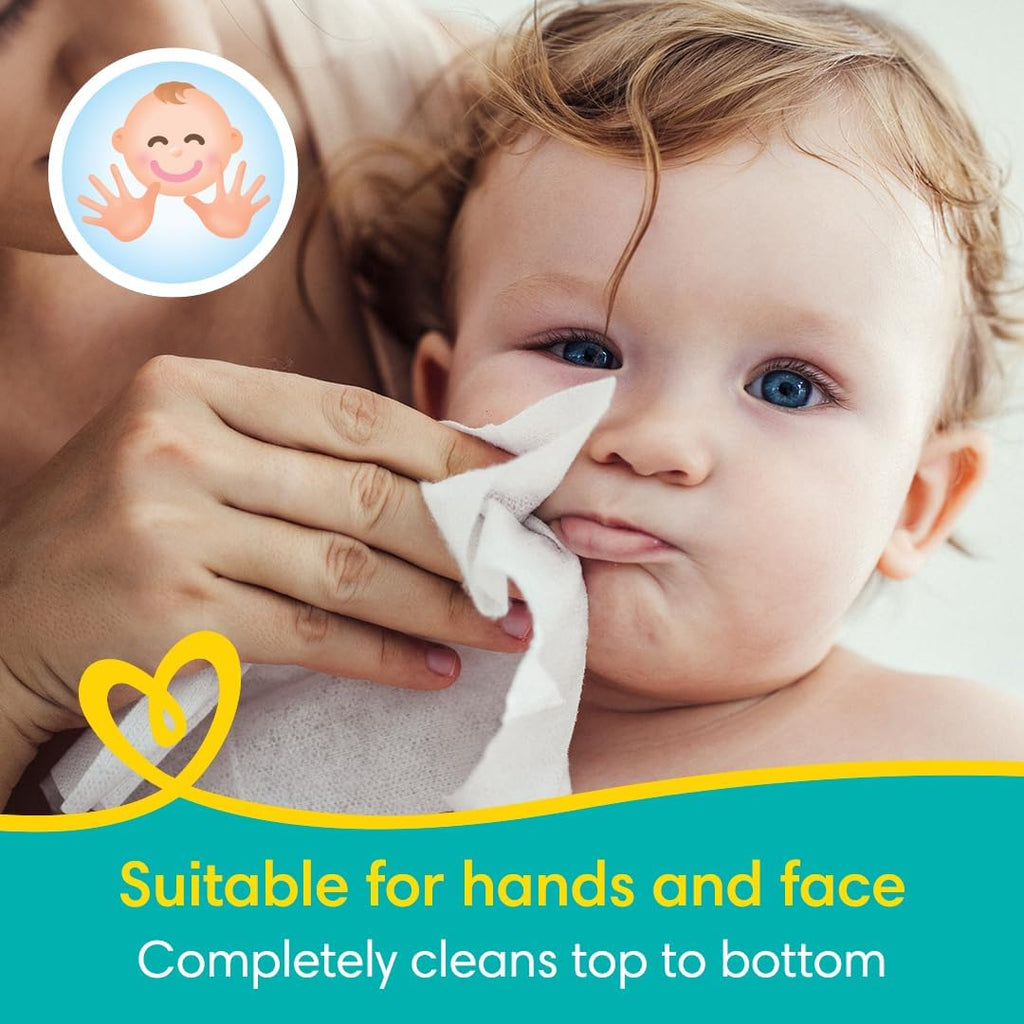 Pampers Complete Clean Baby Wipes with Aloe Vera Lotion, 384 Count