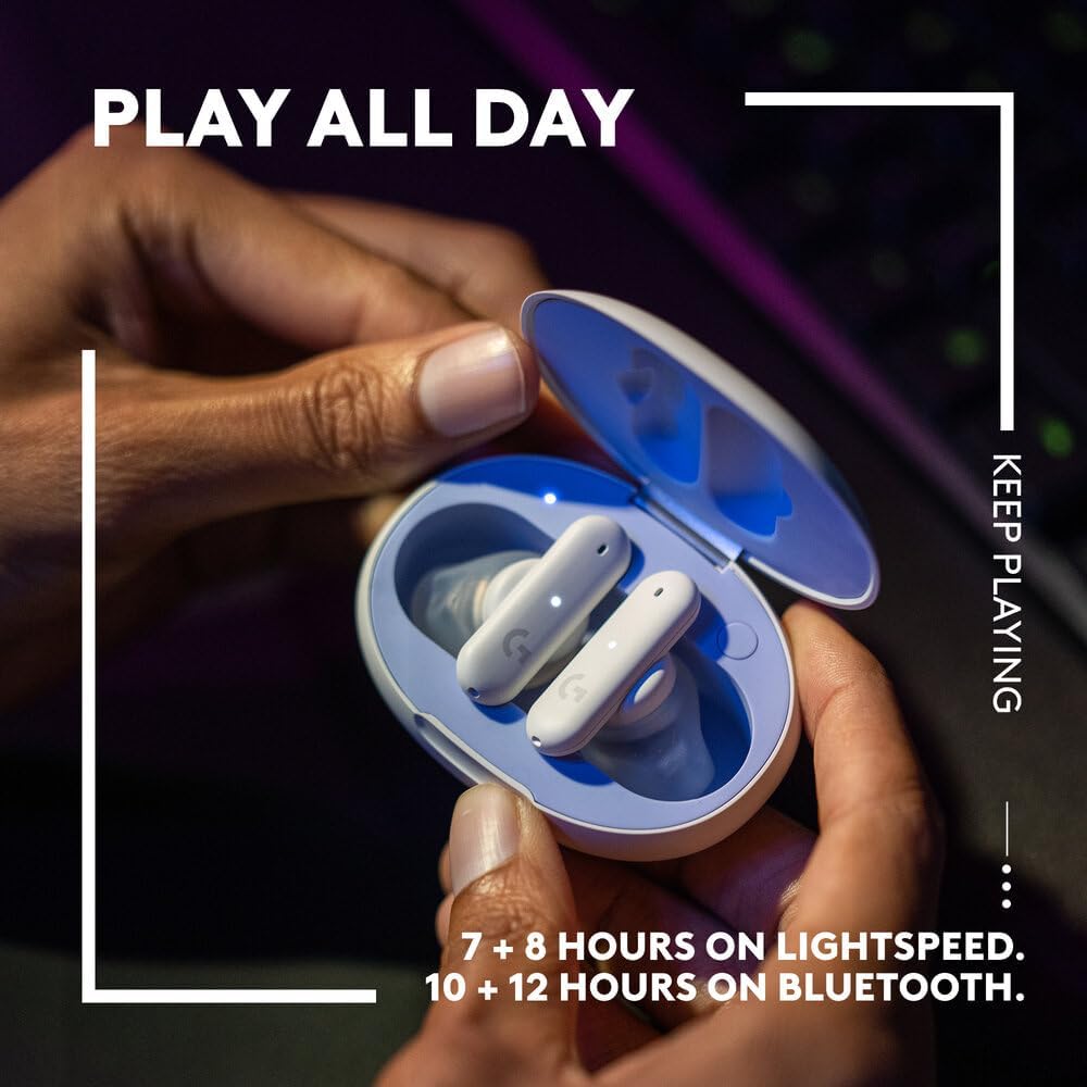 Logitech G FITS True Wireless Gaming Earbuds — Black