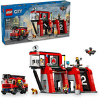 LEGO City Fire Station with Fire Engine 60414