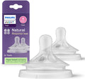 Philips Avent SCY964/02 Natural Response Teats, 3m+ Twin Pack