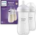 Philips AVENT PHILIPS Natural Bottle (330ml, Pack of 2, SCF036/20) — Clear