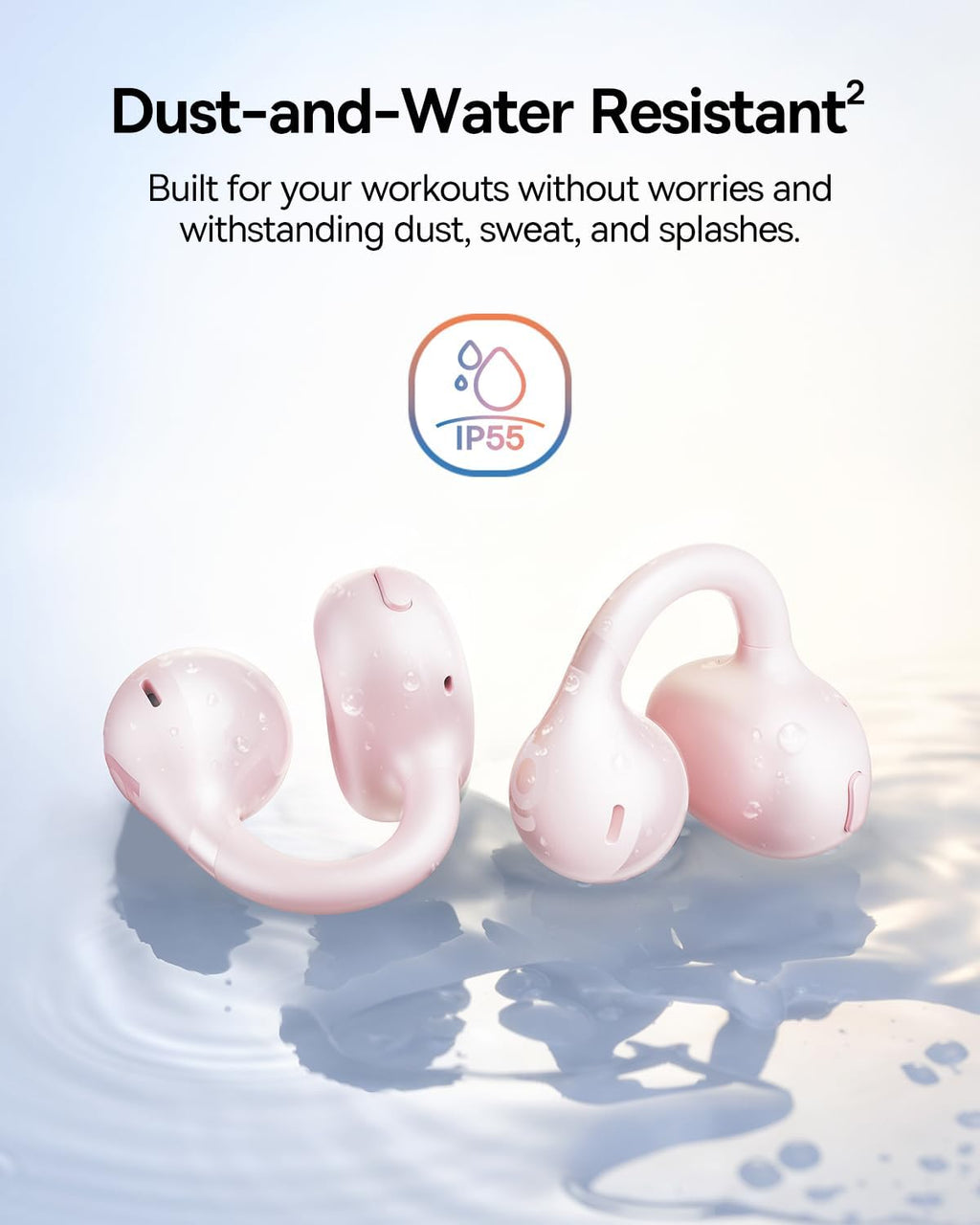 Baseus Bass BC1 Open-Ear Earbuds — Pink