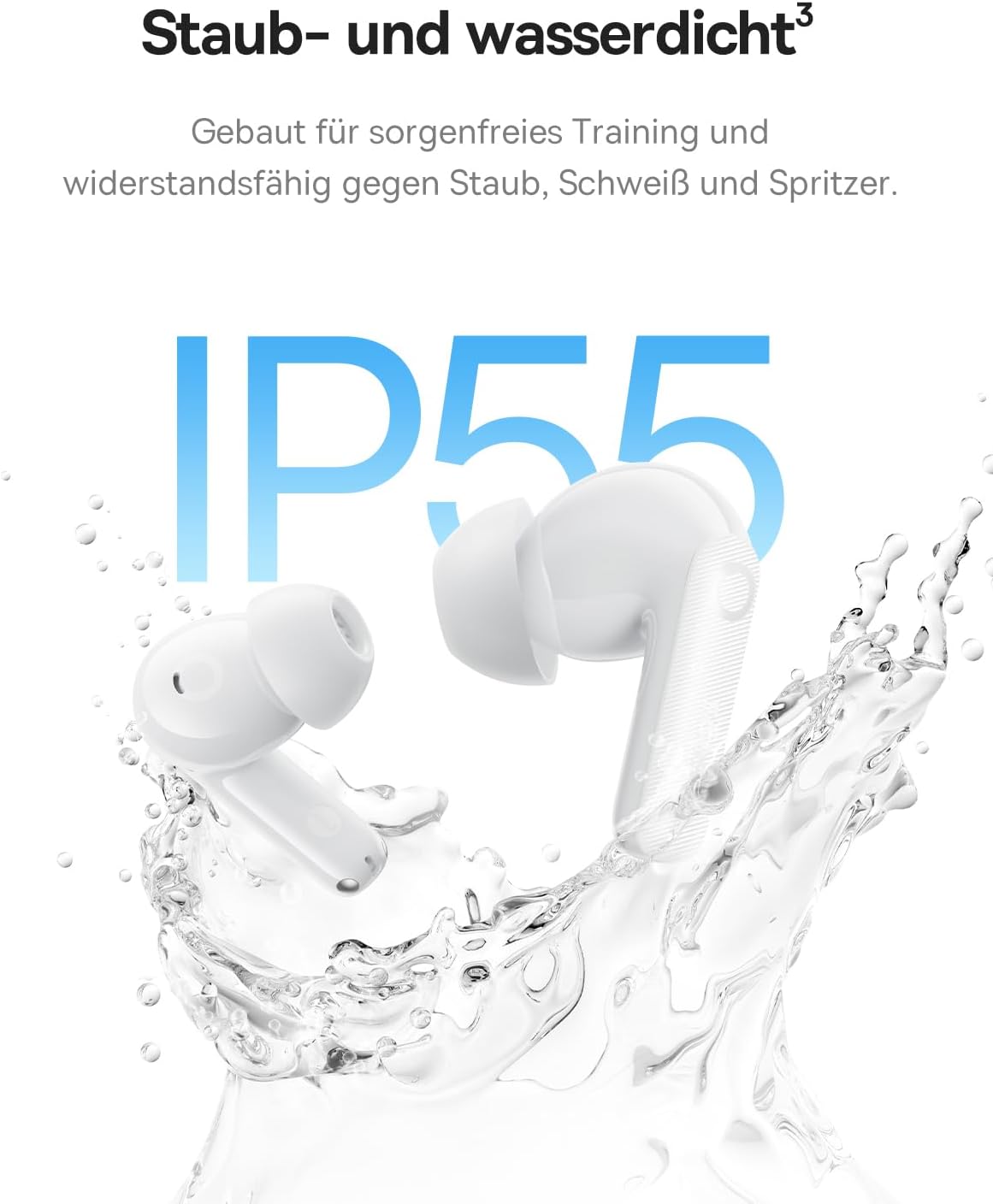 Baseus Bass EP10 Pro Noise-Cancelling Earbuds — White