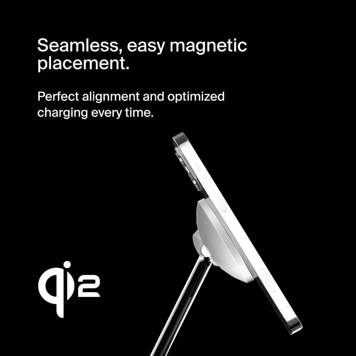 Belkin BoostCharge Pro 3-in-1 Wireless Charger with Qi2 for iPhone 17, Air, 16, 15, 14, 13, 12 + Apple Watch + AirPods + Pixelsnap, 15W MagSafe Compatible Charging Station - White
