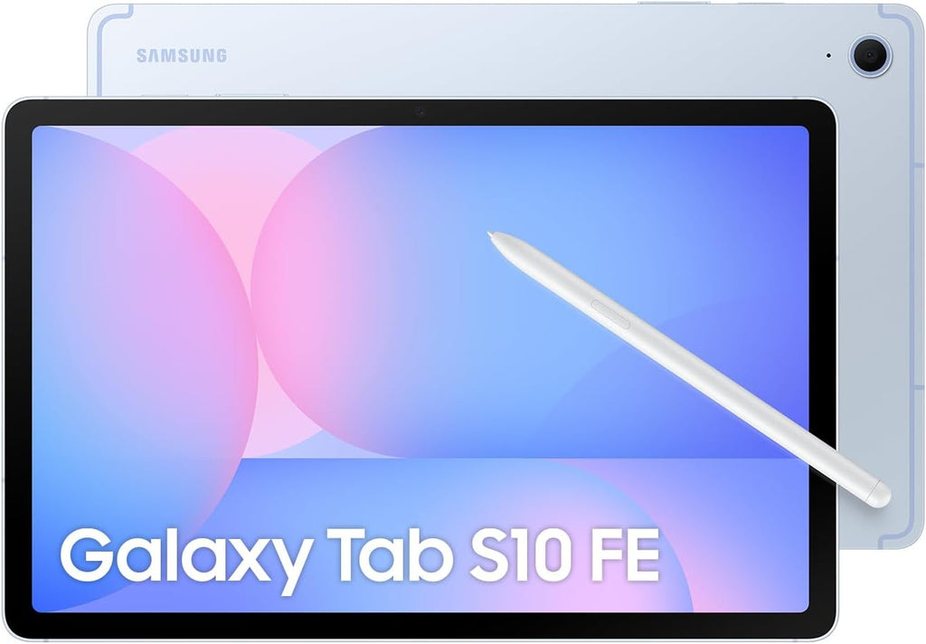 Samsung Galaxy Tab S10 FE, WIFI Android Tablet, 12GB RAM, 256GB Storage, 10.9” Screen, 90Hz Display, S Pen Included, IP68, Long Battery Life, Blue (UAE Version)