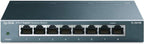 TP-Link 8 Port Gigabit Ethernet Network Switch - Ethernet Splitter | Plug & Play | Fanless | Sturdy Metal w/Shielded Ports | Traffic Optimization | Unmanaged | Limited Lifetime Protection (TL-SG108)