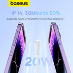 Baseus Pudding USB-C to Lightning Cable 20W — 1.2m — White