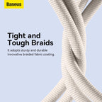 Baseus Crystal Shine USB-A to Lightning Cable 2.4A — 1.2m — Pink
