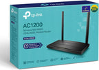 TP-Link Archer VR400-AC1200 Wireless Gigabit VDSL/ADSL Modem Router, Black