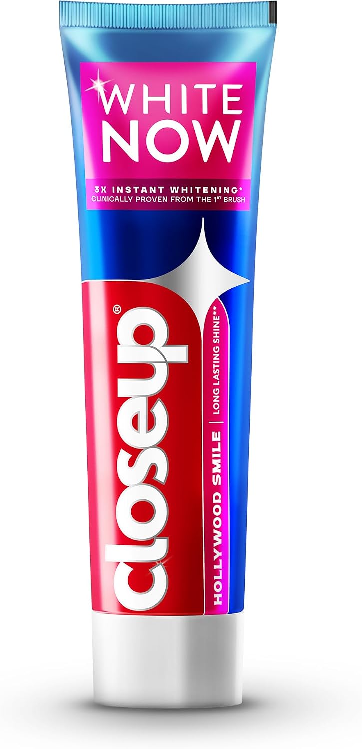 Closeup White Now Toothpaste, Hollywood Smile, 3x Instant Whitening from the First Brush, Long-Lasting Shine, 75ml — additional product view 2
