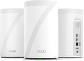 TP-Link Deco BE67 Tri-Band WiFi 7 BE14000 Whole Home Mesh System | 8-Stream 14Gbps | 1×10G+1×2.5G Multi-gig Wired Backhaul | Up to 8100 Sq.ft | VPN, HomeShield, MLO, 320 MHz, AI-Roaming (3-Pack)