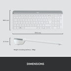 Logitech MK470 Keyboard and Mouse Combo — White